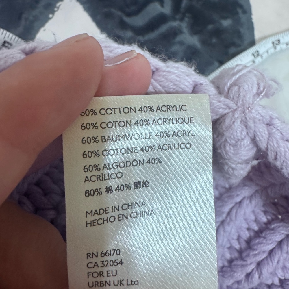 Free People Lavender Chunky Turtleneck Sweater - Picture 7 of 7